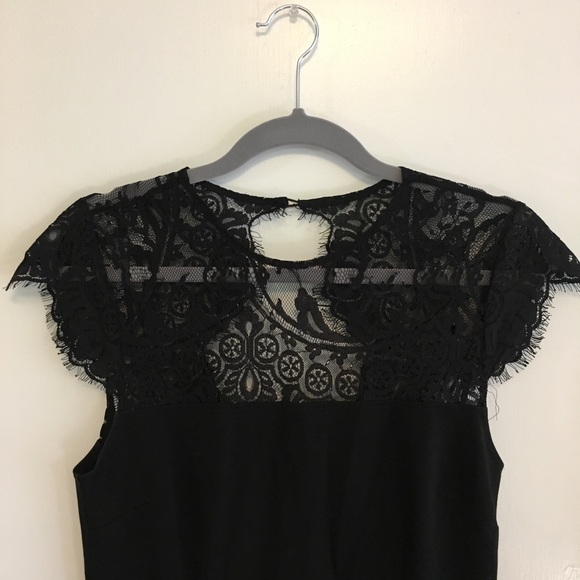 BB Dakota Cindy Lace Fit and Flare Dress - Picture 4 of 6